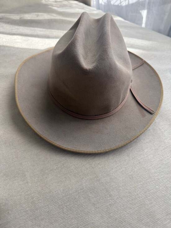 Vintage Stetson Royal Deluxe Westerner Open Road Felt Cowboy Hat Size 7